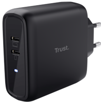 Attēls no Lādētājs Trust Maxo 65W 2x USB-C Black