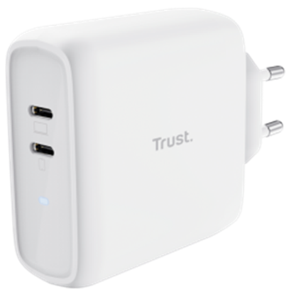 Attēls no Lādētājs Trust Maxo 65W 2x USB-C White