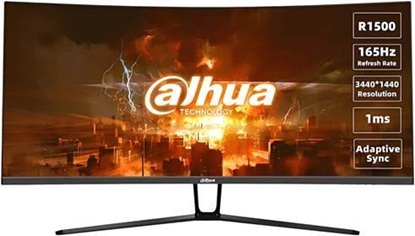 Picture of LCD Monitor|DAHUA|DHI-LM34-E330C|34"|Gaming/Curved/21 : 9|Panel VA|3440x1440|21:9|165Hz|1 ms|Tilt|Colour Black|LM34-E330C