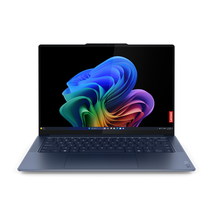 Изображение LENOVO YOGA SLIM 7 SNAPDRAGON X ELITE X1E-78-100/14.5" 3K (2944X1840) OLED 1000NITS (PEAK) / 500NITS (TYPICAL), GLOSSY / ANTI-FINGERPRINT, 100% DCI-P3, 90HZ, EYESAFE, DOLBY VISION, DISPLAYHDR 600/16GB/512GB SSD/QUALCOMM ADRENO GPU/W11H/ENG (COSMIC BLUE)