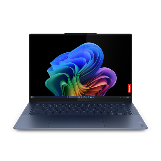 Picture of LENOVO YOGA SLIM 7 SNAPDRAGON X ELITE X1E-78-100/14.5" 3K (2944X1840) OLED 1000NITS (PEAK) / 500NITS (TYPICAL), GLOSSY / ANTI-FINGERPRINT, 100% DCI-P3, 90HZ, EYESAFE, DOLBY VISION, DISPLAYHDR 600/16GB/512GB SSD/QUALCOMM ADRENO GPU/W11H/ENG (COSMIC BLUE)