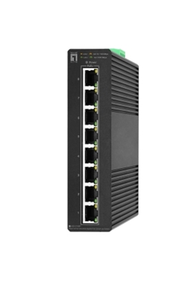 Attēls no Level One LevelOne Switch  8x GE IGS-2108P  8xPoE Outputs      schwarz