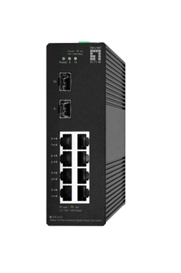 Изображение Level One LevelOne Switch 10x GE IGS-2110   2xSFP, 8xRJ45 Ports     sw