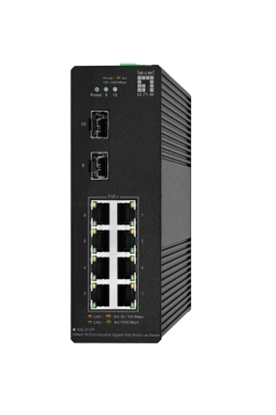 Picture of Level One LevelOne Switch 10x GE IGS-2110P  2xSFP, 8x PoE Outputs