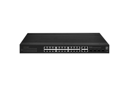 Picture of Level One LevelOne Switch 28x GE IGS-2128   4xSFP, 24xRJ45 Ports    sw