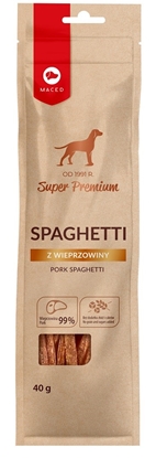 Изображение MACED Pork spaghetti - dog treat - 40g