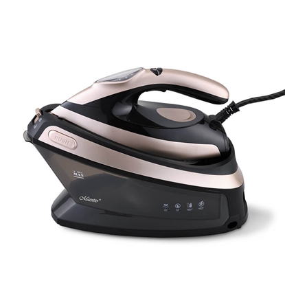 Attēls no Maestro MR-320C steam ironing station 2400 W 1.5 L Ceramic soleplate Black, Pink gold