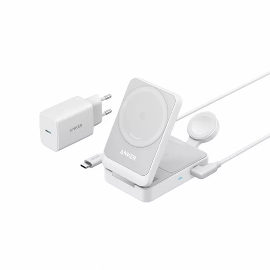 Изображение MAGGO 15W 3-IN-1 MAGNETIC STATION WHITE