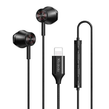 Attēls no Mcdodo HP-4080 Wired Headphones Lightning 1.2m