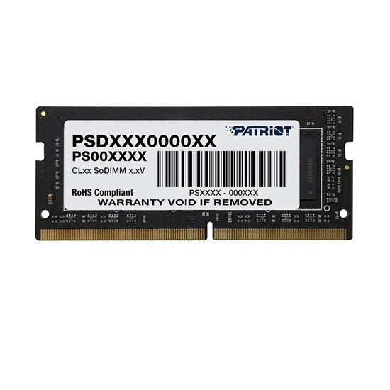 Изображение Memory module PATRIOT SIGNATURE DDR4 SO-DIMM 8GB 3200MHz (PSD48G32002S)