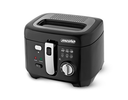 Изображение Mesko Home MS 4908 fryer Single 2.5 L Stand-alone 1800 W Deep fryer Black, Grey