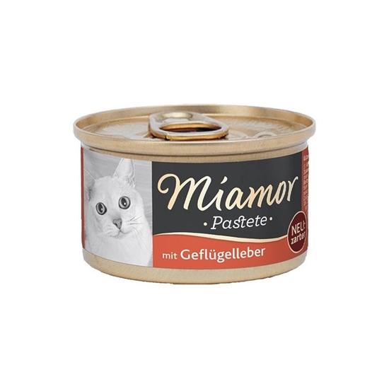 Picture of MIAMOR Meat pâté with poultry and liver - cat treats - 85g