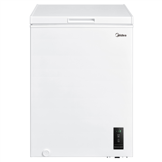 Изображение Midea Freezer | MDRC152FEE01 | Energy efficiency class E | Chest | Free standing | Height 85 cm | Total net capacity 99 L | White