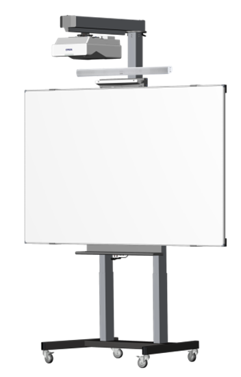 Изображение Mobile motorized 100 inch projection white board system for Epson interactive short throw projectors