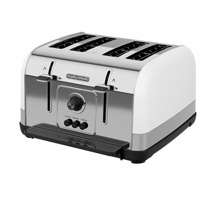 Picture of Morphy Richards 240134 toaster 4 slice(s) 1800 W White