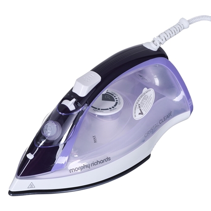 Picture of Morphy Richards 300301 iron Steam iron Ceramic soleplate 2400 W Violet, White