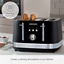 Изображение Morphy Richards Illumination black 4 slice toaster