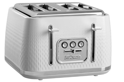 Picture of Morphy Richards Verve white 4 slice toaster