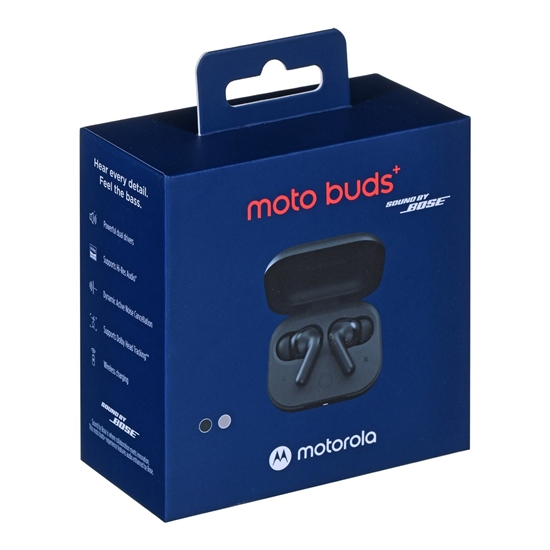 Picture of Motorola Moto Buds+ Headphones Wireless In-ear Calls/Music/Sport/Everyday Bluetooth Grey