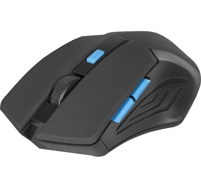 Изображение MOUSE DEFENDER ACCURA MM-275 RF BLACK-BLUE OPTICAL 1600DPI 6P