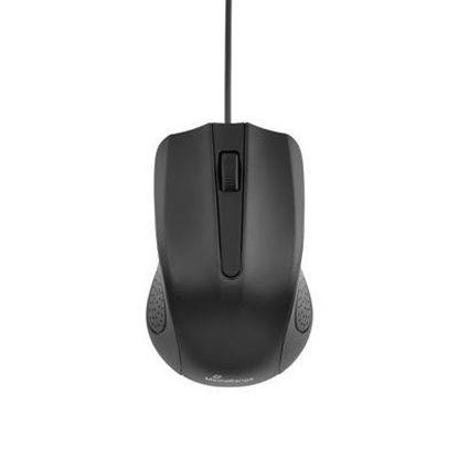 Изображение MOUSE USB OPTICAL BLACK/3-BUTTON MROS210 MEDIARANGE