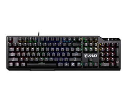 Attēls no MSI Vigor GK41 LR US keyboard Gaming USB QWERTY English Black