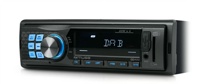 Attēls no Muse DAB Car Radio | M-198 DAB | USB port | AUX in | Bluetooth | FM radio