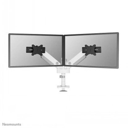 Attēls no NEOMOUNTS DS65S-950WH2 FULL MOTION DESK MONITOR ARM FOR 24-34" SCREENS - WHITE