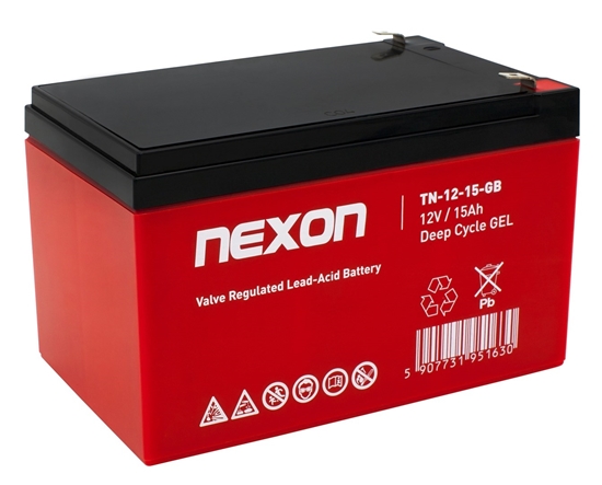 Picture of NEXON GEL BATTERY TN-GEL15 12V 15AH