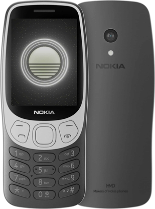 Attēls no Nokia | 3210 4G (2024) | Black | 2.4 " | 128 MB | 64 MB | Dual SIM | Bluetooth | 5.0 | USB version USB Type-C | Main camera resolution 2 MP | 1450 mAh