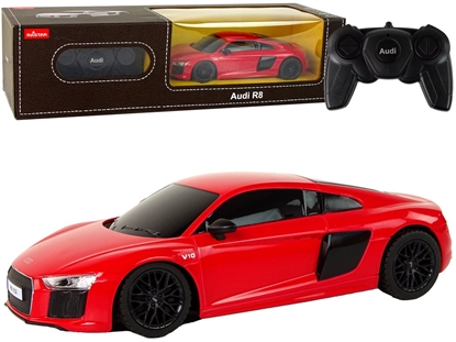 Attēls no Nuotoliniu būdu valdomas automobilis Audi R8, 1:24, raudonas