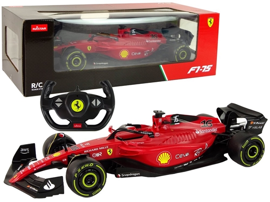 Изображение Nuotoliniu būdu valdomas automobilis Ferrari F1, 1:12, raudonas