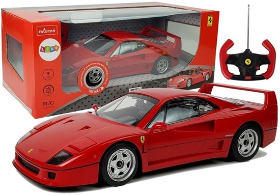 Picture of Nuotoliniu būdu valdomas automobilis Ferrari F40, 1:14, raudonas