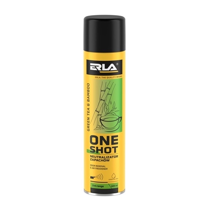 Изображение Odour neutraliser K2 ERLA ONE SHOT GREEN TEA & BAMBOO 600ml (R423) 12 pcs.