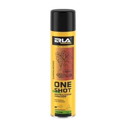 Изображение Odour neutraliser K2 ERLA ONE SHOT SANDALWOOD 600ml (R422) 12 Stück.