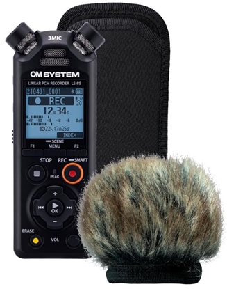 Picture of OM System audio recorder LS-P5 Wind Protection Kit