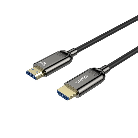 Изображение Optical cable HDMI 2.1 AOC Unitek C11085GY01-10M