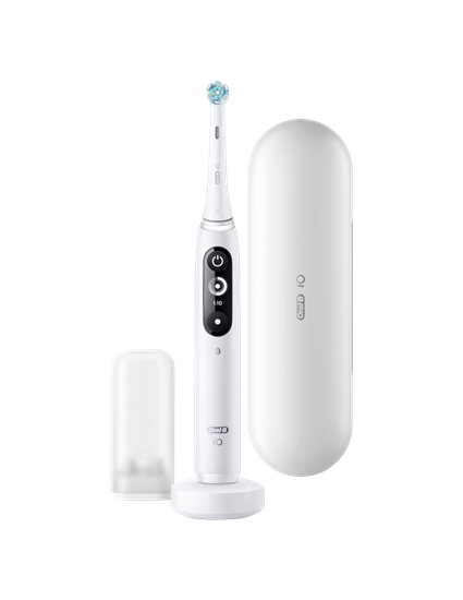 Picture of Oral-B | Electric toothbrush | iO Series 7N | Rechargeable | For adults | Number of brush heads included 1 | Number of teeth brushing modes 5 | White Alabaster