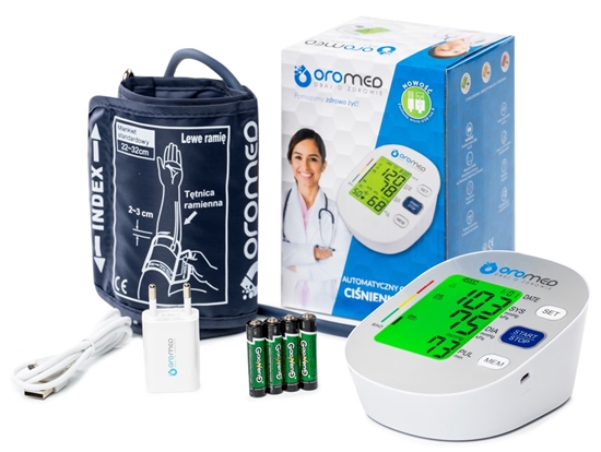 Picture of OROMED ORO-BP2 USB REFRIGERATOR electronic blood pressure monitor + POWER SUPPLY