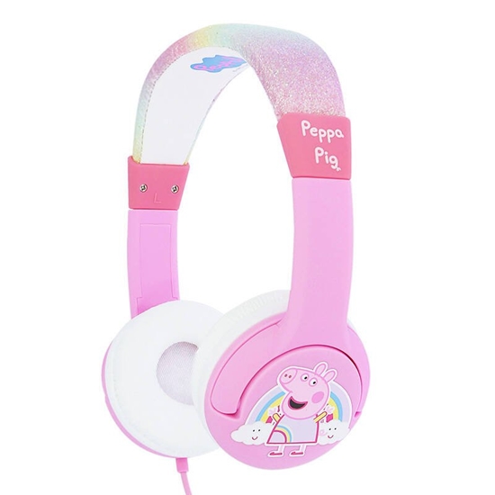 Picture of OTL Peppa Pig Glitter Wired Kids Headphones