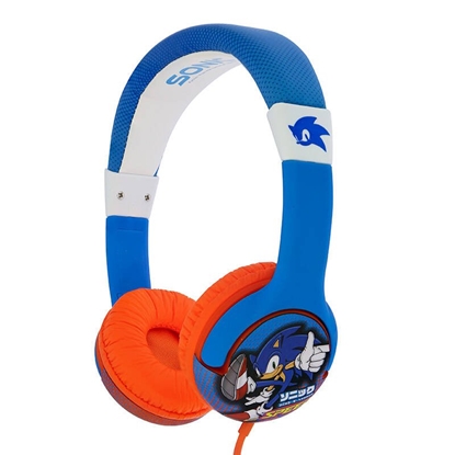 Attēls no OTL Sonic the Hedgehog Wired Kids Headphones