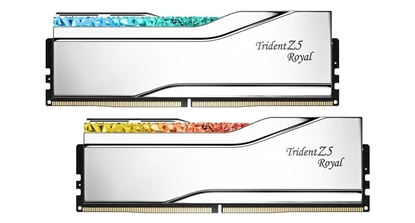 Attēls no Pamięć PC - DDR5 32GB (2x16GB) Trident Z5 Royal RGB 7200MHz CL34 XMP3 Srebrna 