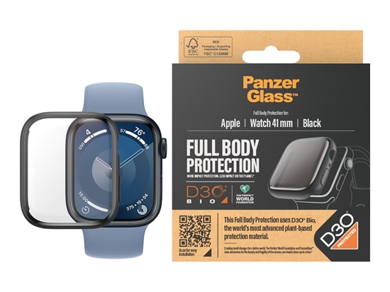 Picture of PanzerGlass | Screen protector | Apple | Watch Series 9 with D30, 41mm | Glass | Black