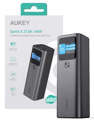 Изображение PB-Y45 Sprint X Power Bank | 27600 mAh | 140W | 3xUSB | PD 3.1 | PPS | 28V | Smart Digital Display