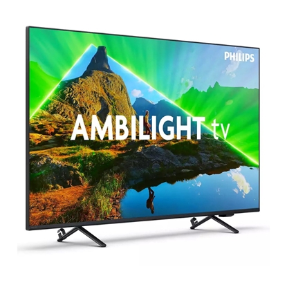 Изображение Philips 4K UHD LED 43" Smart TV 43PUS8319/12 3-sided Ambilight 3840x2160p HDR10+ 3xHDMI 2xUSB LAN WiFi, DVB-T/T2/T2-HD/C/S/S2, 20W