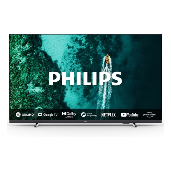 Изображение Philips 4K UHD LED Google TV 65" 65PUS7409/12 3840x2160p HDR10+ 3xHDMI 2xUSB LAN WiFi DVB-T/T2/T2-HD/C/S/S2, 20W