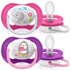 Picture of Philips Avent māneklītis Ultra Air Animals, 6-18M (2 gab), meitenēm