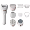 Picture of Philips Satinelle Advanced Wet & Dry epilator BRE740/10 For legs and body, Cordless, 9 accessories