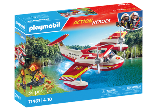 Изображение PLAYMOBIL ACTION HEROES Ugniagesių lėktuvas 71463