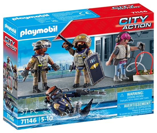 Изображение PLAYMOBIL CITY ACTION Specialiųjų pajėgų komanda 71146